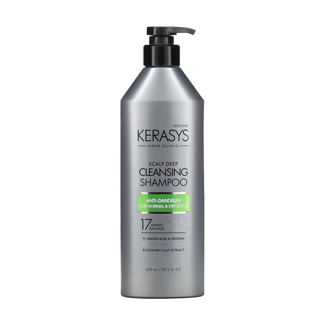 Шампунь KeraSys Scalp Deep Cleansing Shampoo для нормальної та сухої шкіри голови, 600 мл